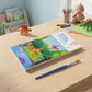 Dinosaur-themed watercolour painting book for kids
