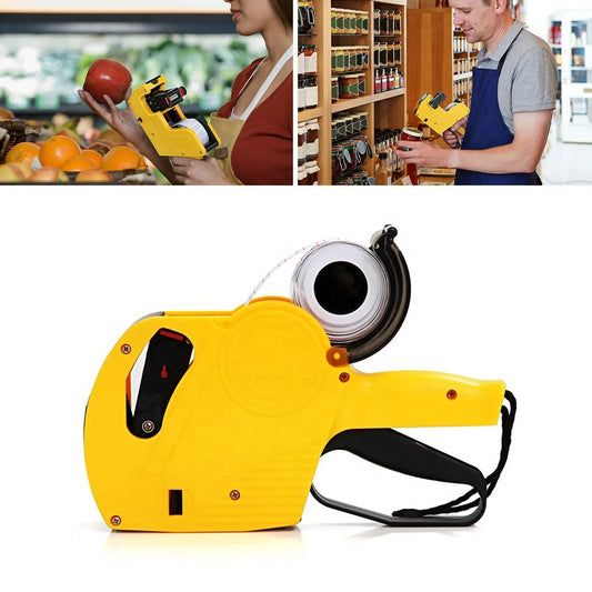 Simple-to-operate price tagging machine for retail environments.