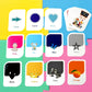 Bright and sturdy flashcards with rounded edges for safe handling of preschoolers