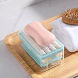 2-in-1 Soap Dispenser with Roller for easy lathering and storage.