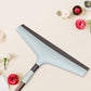 Close-up view of the Ganesh 12-inch Telescopic Bathroom Wiper's rubber blade.