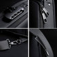 Alternative angle showing  anti-theft crossbody sling bag with USB port