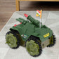 The Tumbling Tank Toy Car displaying its dazzling light effects in action.