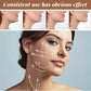 Close-up view of face lifting tape texture and strong adhesive for skin tightening