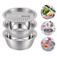 Detailed view of the interchangeable blades for the Quickslice julienne grater system.