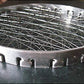 Front view of the Indo Glow stainless steel mini tandoor jalli, showcasing its design.