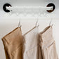 Side view of the sleek, wall-mounted towel holder rack in a minimalist design.