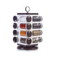 Ganesh revolving spice rack with 16 transparent 100ml plastic jars.