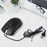 Compshop X2 Wired Optical Mouse with its sleek design on a clean white background.