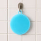 Comfort grip sky blue silicone dish scrubber sponge