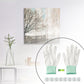 Contents of the picture hanging kit arranged on flat surface