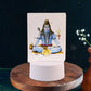 Lord Shiva LED lamp powered by USB cable with on/off switch