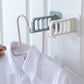 Simple single door hook, perfect for hanging items in bathroom or kitchen.