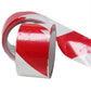 Close-up of the durable non-adhesive safety warning tape texture.