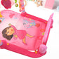 Happy baby playing on the Aditi Baby Play Gym Mat with colorful toys.