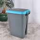Close-up of Push N Pedal Dust Bin foot pedal mechanism for hands-free trash opening