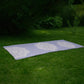 Yoga mat rolled and compact for easy storage