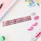 Vibrant erasers and a sharpener included in the kids' stationery kit.