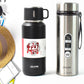 Durable stainless steel water bottle keeping drinks hot or cold for hours.