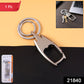 Dual ring metal key holder, lightweight and compact