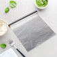 Hygienic food-grade aluminum foil roll, 72 meters, ideal for grilling and baking.