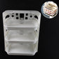 Multi-functional wall-mounted rack for kitchen dishes and food storage