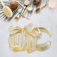 Firm grip hair clamp for face washing and styling routines