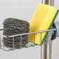 Stylish and practical stainless steel sink caddy organizer for kitchen