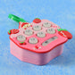 Cute strawberry keychain toy designed for fidgeting and focus