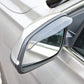 Flexible rain blades for car mirrors ensuring clear visibility.