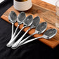 Stylish and sleek stainless steel dining spoons set for dining