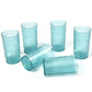 Versatile plastic glasses, perfect for juice, beer, or water.