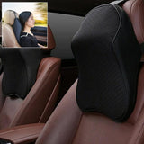Ergonomic car seat neck support cushion for driving comfort
