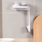 Wall mounted cleaning combo set with brush and storage tray for kitchen sink organization