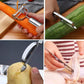 Ergonomic handle design of the vegetable peeler tool