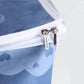 Space-saving zipper cloth storage bag designed for closet and bedroom use