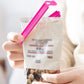 A close-up of an airtight food clip securely sealing a bag of chips.