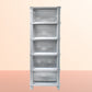 Organivo 5-tier plastic modular drawer storage unit with open drawers showing capacity.