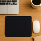 Top-down view of a basic yet effective computer mouse pad.