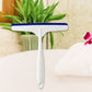 Ergonomic white kitchen wiper held by hand, ready for cleaning.