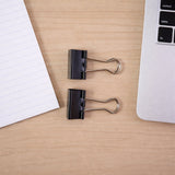 Metal binder clip paper holder securely holding documents