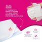 Disposable menstrual underwear pack featuring XXL overnight period panties