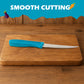 Supermom vegetable knife featuring an ergonomic handle for safe kitchen use