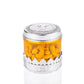 Top view of the secure dry fruit storage box with diamond pattern.