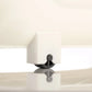 Side angle view demonstrating ergonomic handle and wheel mechanism