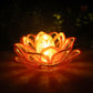 Elegant lotus-shaped LED candle light for home decoration