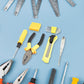 BoltForce 11-piece hardware tool set with various tools laid out.