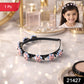 Cartoon bunny hair band for kids with small rabbit charms