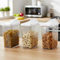 3-piece easy flow airtight storage containers for dry food storage