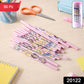 50-piece cartoon wooden pencil set with colorful characters for kids